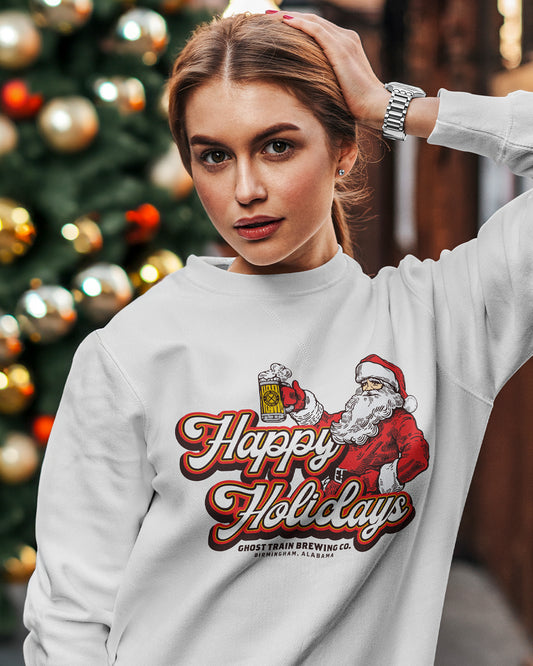 Ghost Train Happy Holidays Sweatshirt